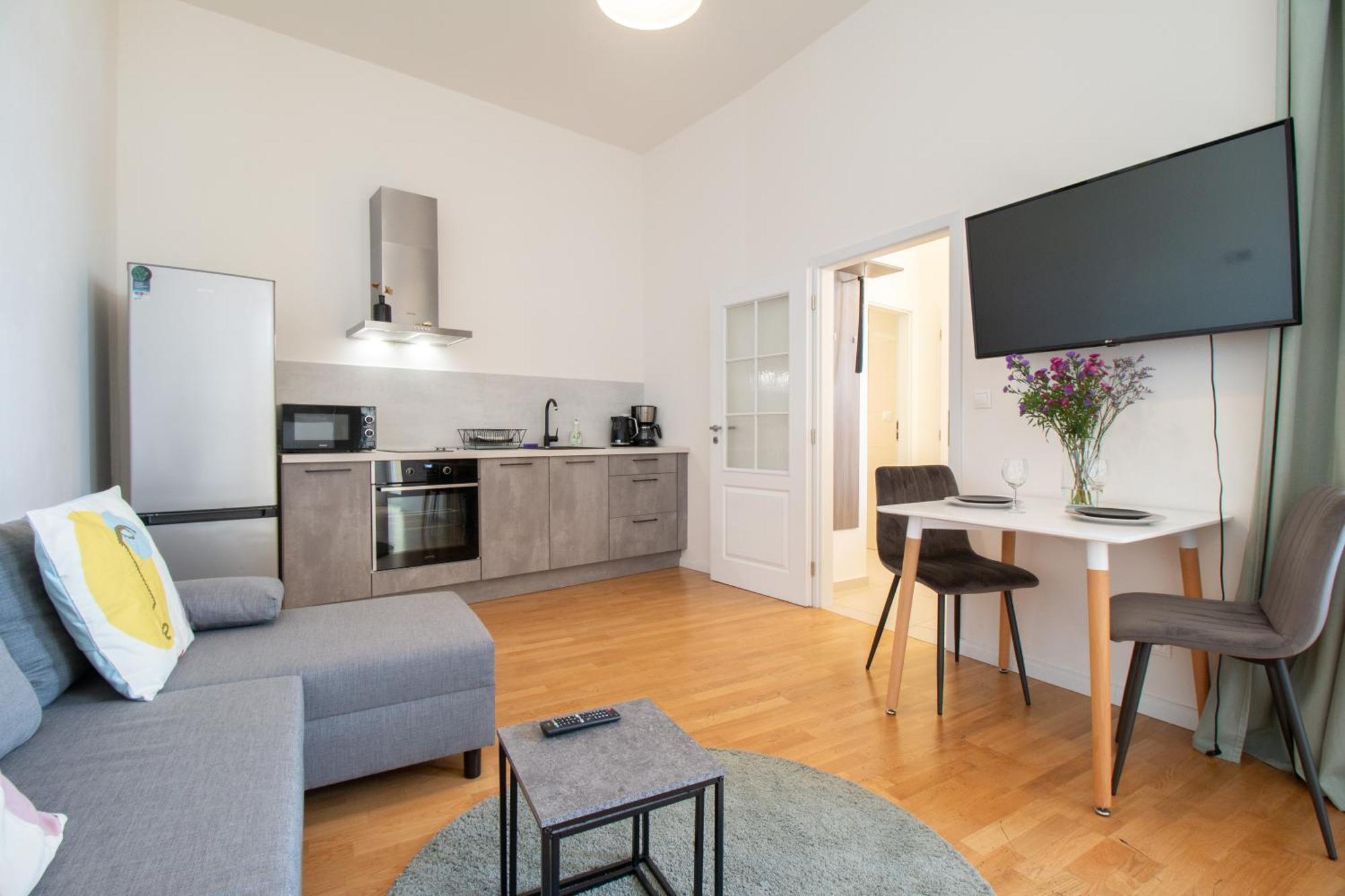 Stay Inn Apartments Stepanska Prag Exteriör bild