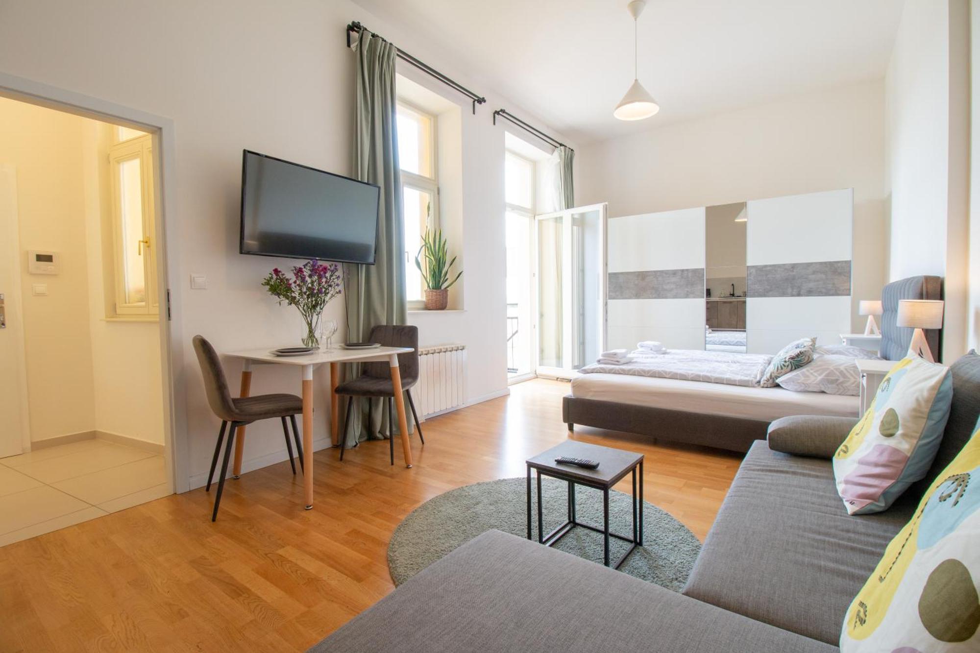 Stay Inn Apartments Stepanska Prag Exteriör bild
