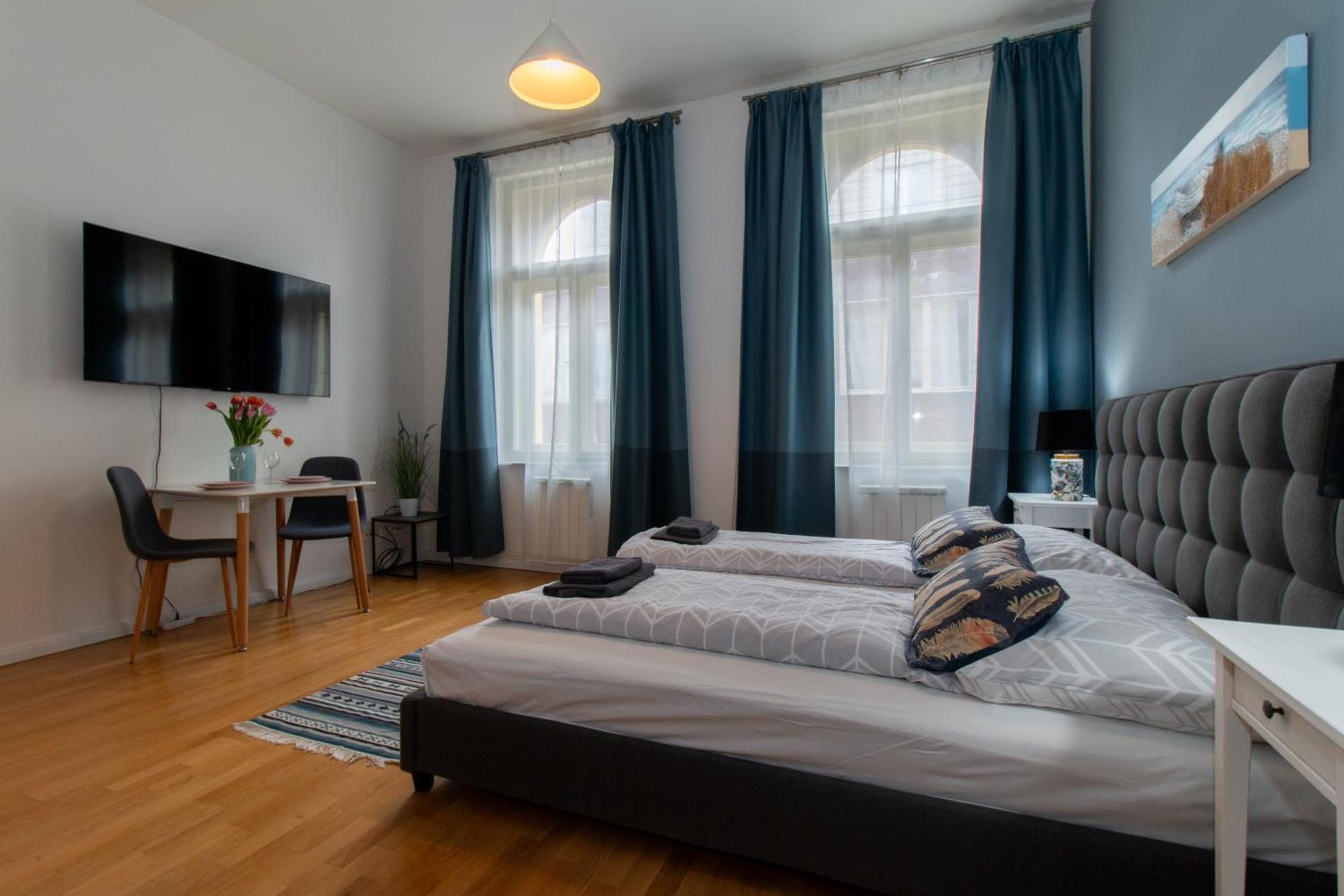 Stay Inn Apartments Stepanska Prag Rum bild