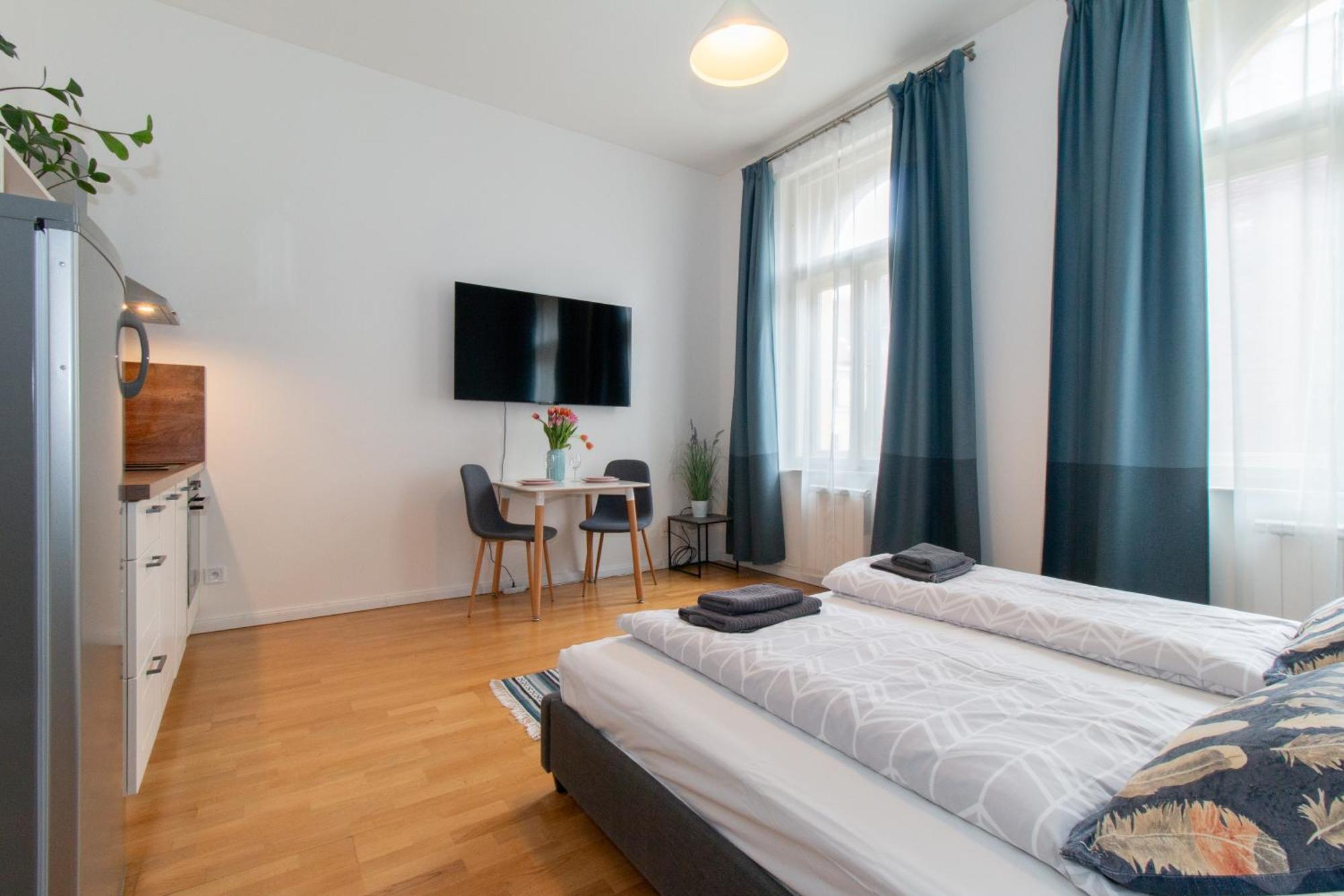 Stay Inn Apartments Stepanska Prag Rum bild